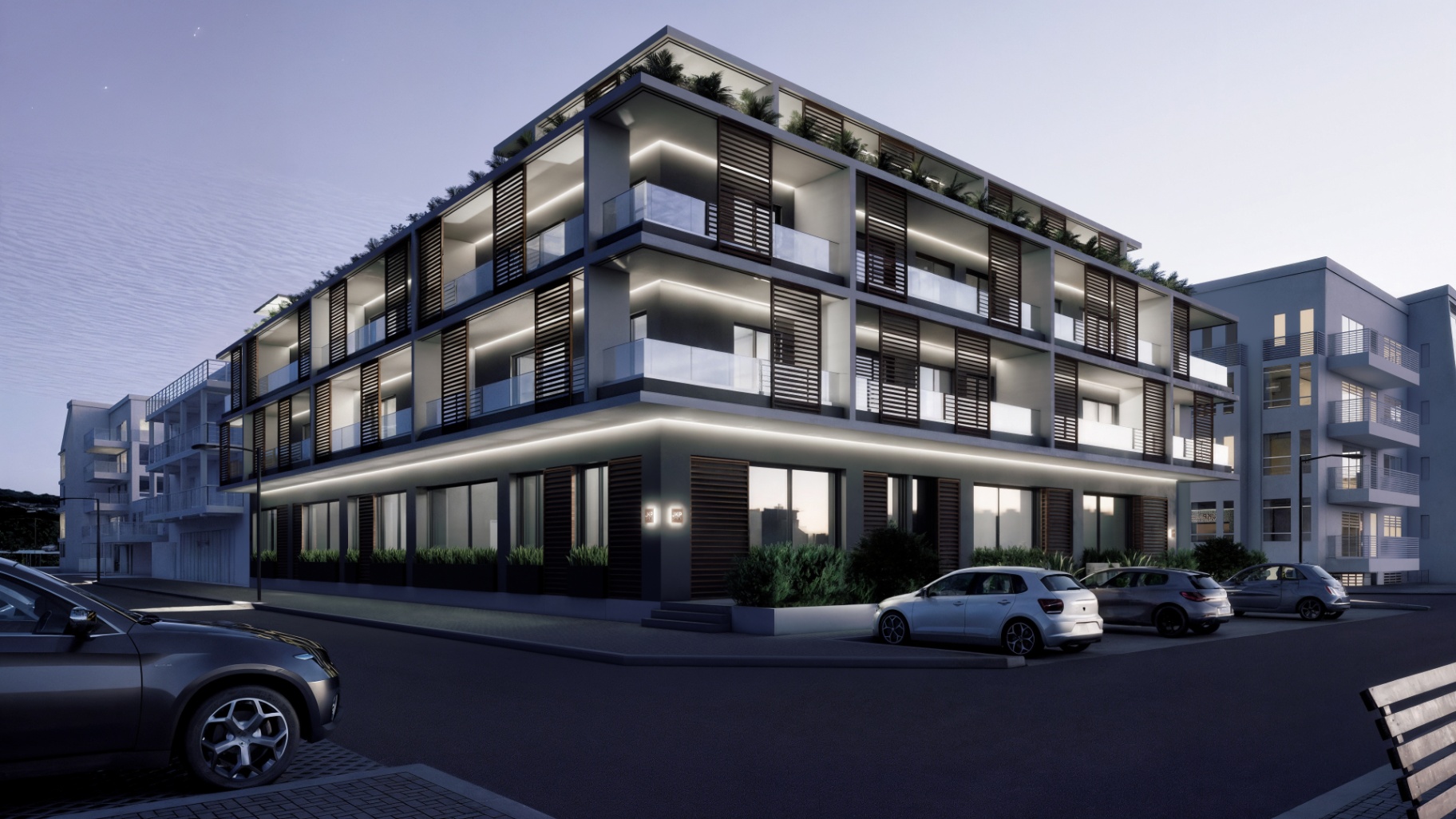 JKP Artemis — Exterior at dusk